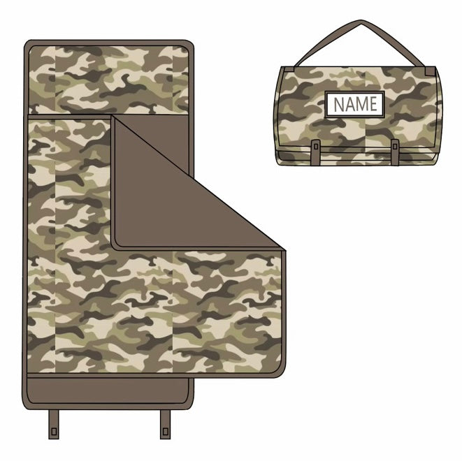 Custom Camo Hand Smocked School Bags