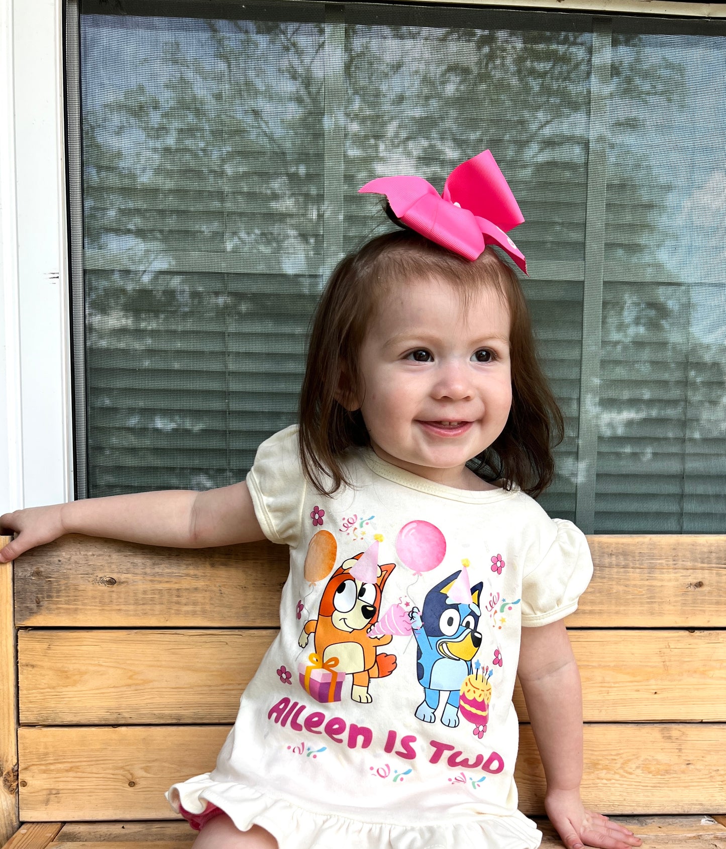 CUSTOM Bluey Girl’s Birthday Shirt