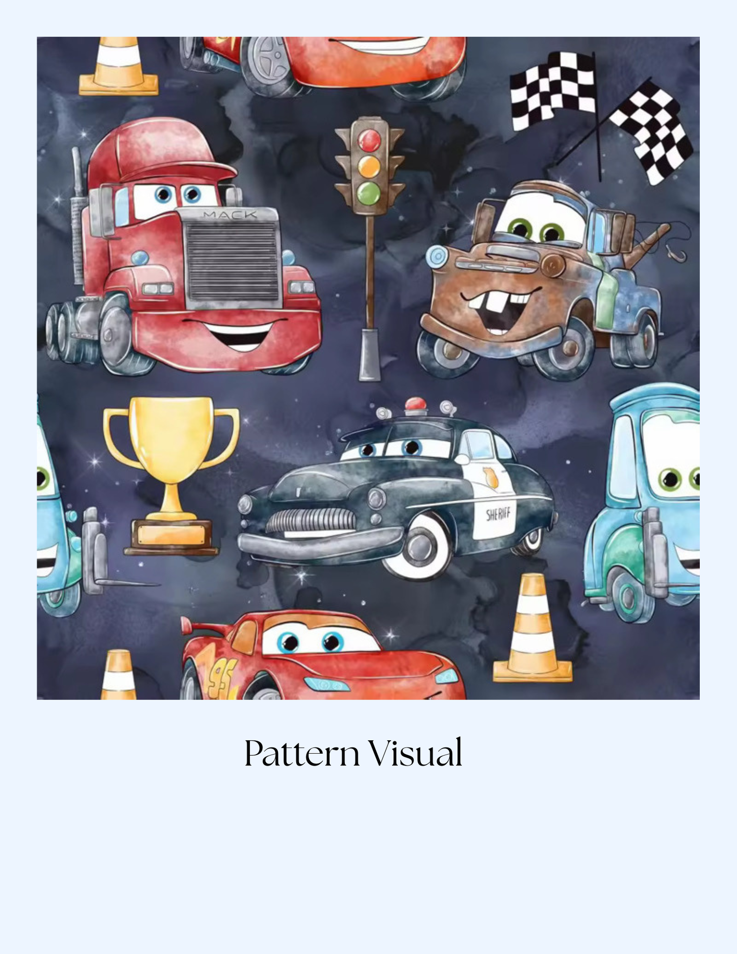 Custom CARS Hand Smocked School Bags