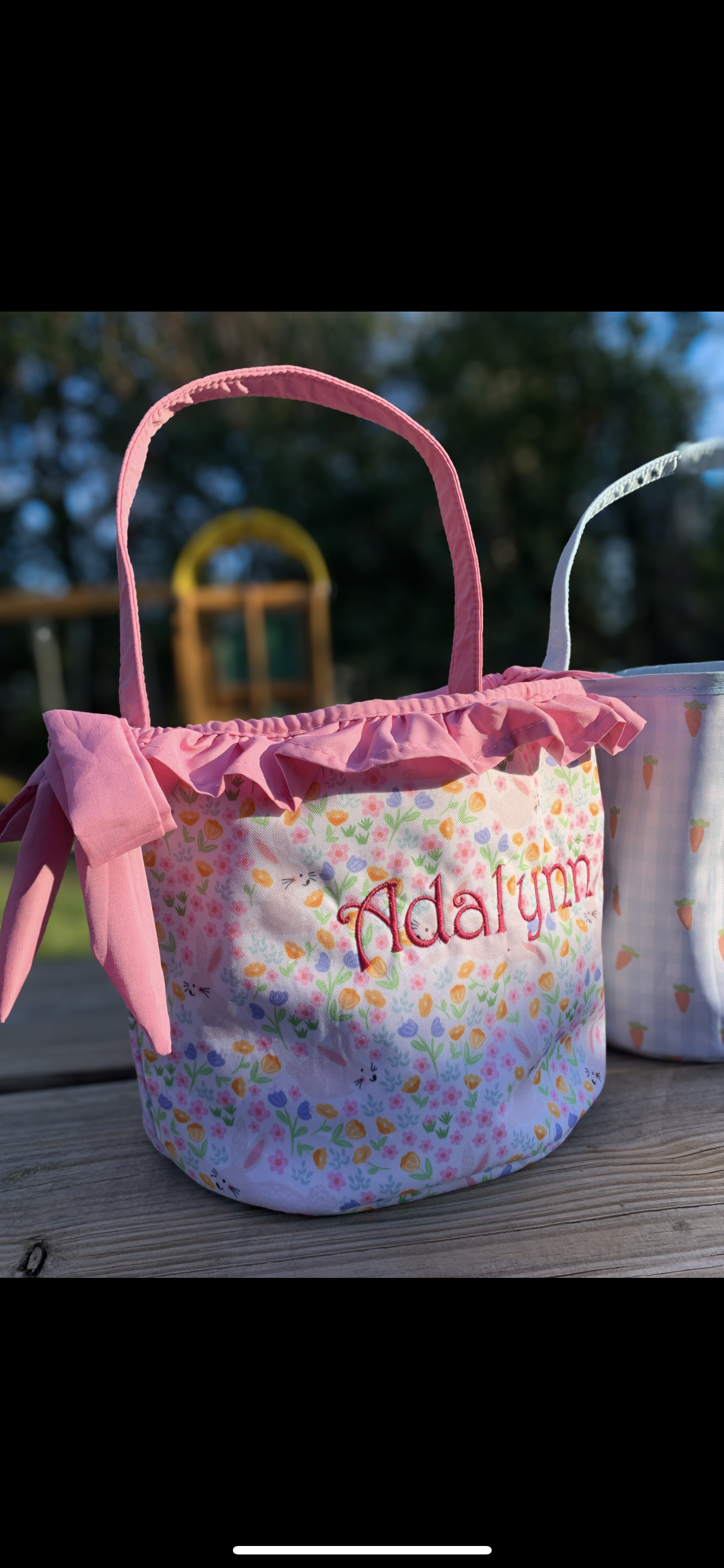 Boy or Girl Easter Personalized Basket
