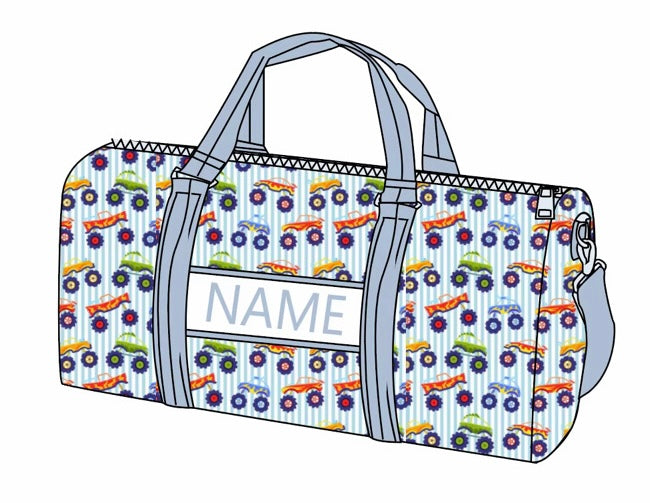 Custom Trucks Hand Smocked School Bags