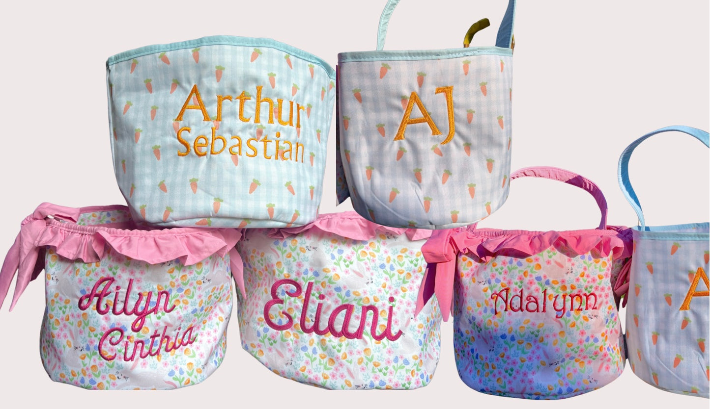 Boy or Girl Easter Personalized Basket