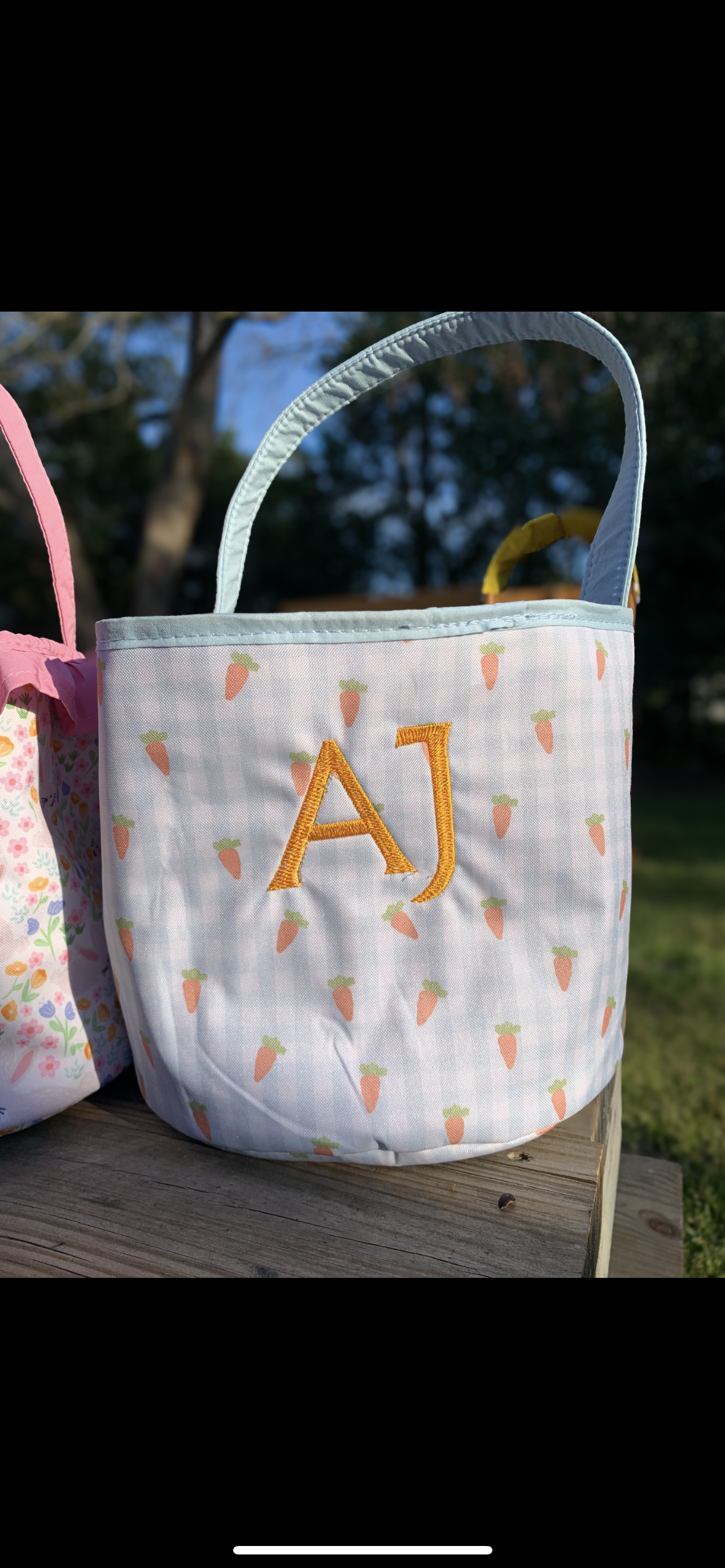 Boy or Girl Easter Personalized Basket