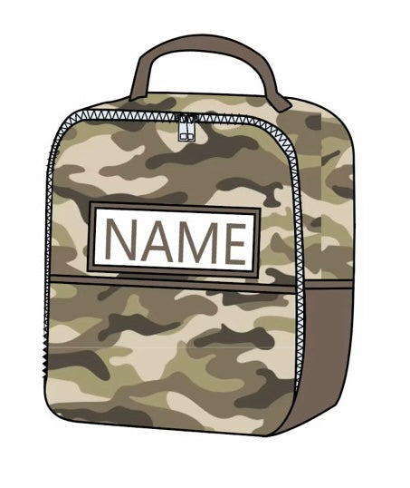 Custom Camo Hand Smocked School Bags